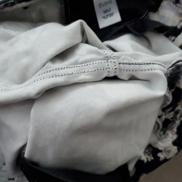 Jen7 by for all 7 mankind black and white floral pants - Picture 7 of 14